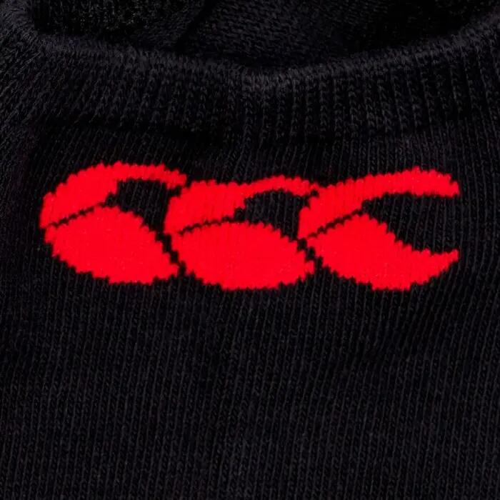 Trainer Sokken - Canterbury - Zwart/Rood 2/3