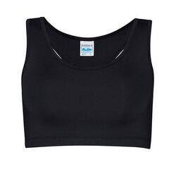 Haut Court Sports Femme (Noir Vif)