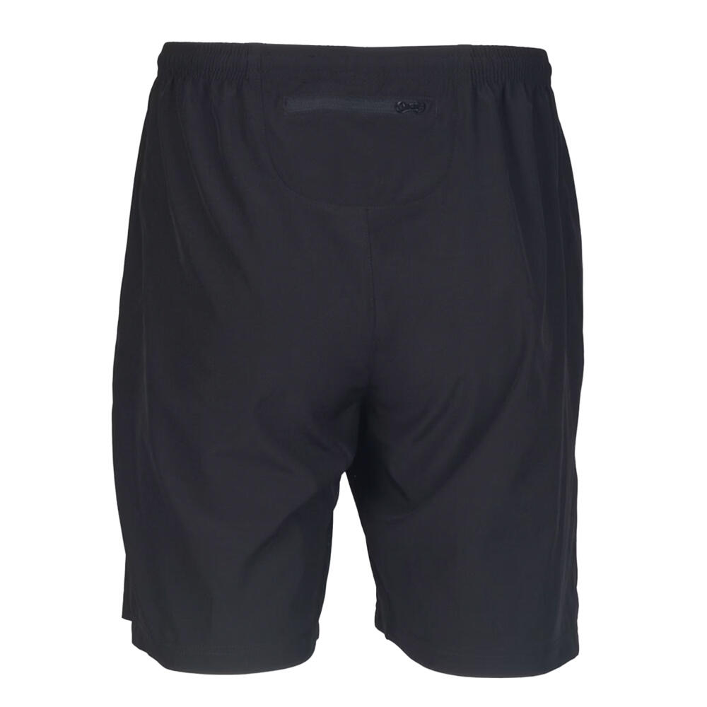 Stretch sportshort voor volwassenen (Zwart) 2/3