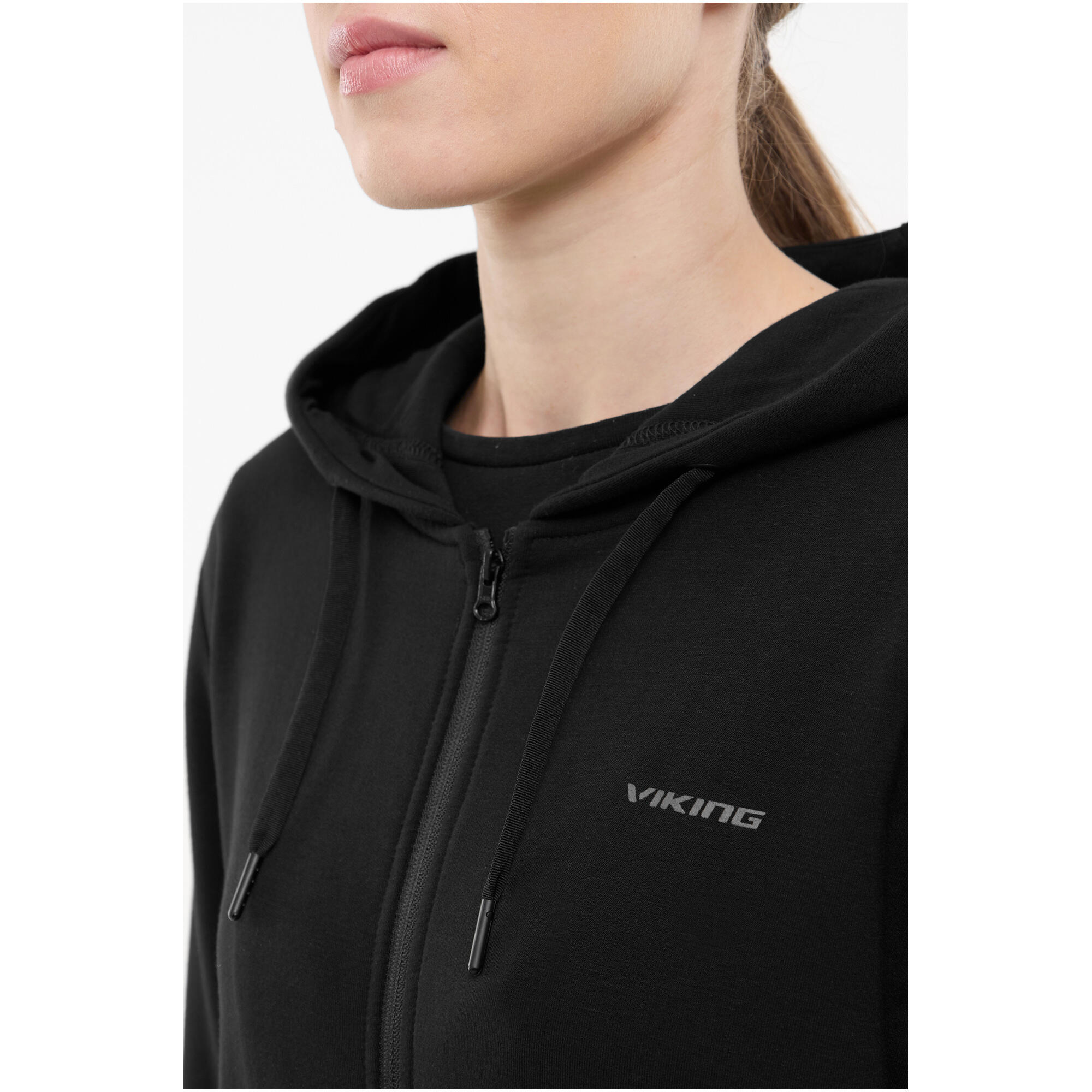 Pile donna VIKING Team Wear Bamboo con cappuccio e zip 4/7