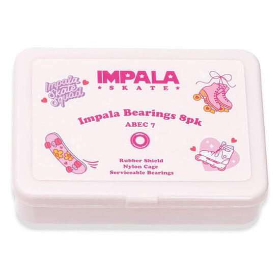 IMPALA SKATE Roulements ABEC 7 Rose [x8]