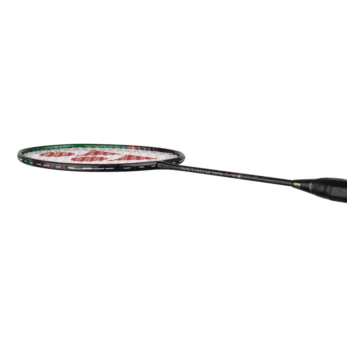 Badmintonracket - astrox 99 play 4u - gesnaard - zwart/groen 4/7