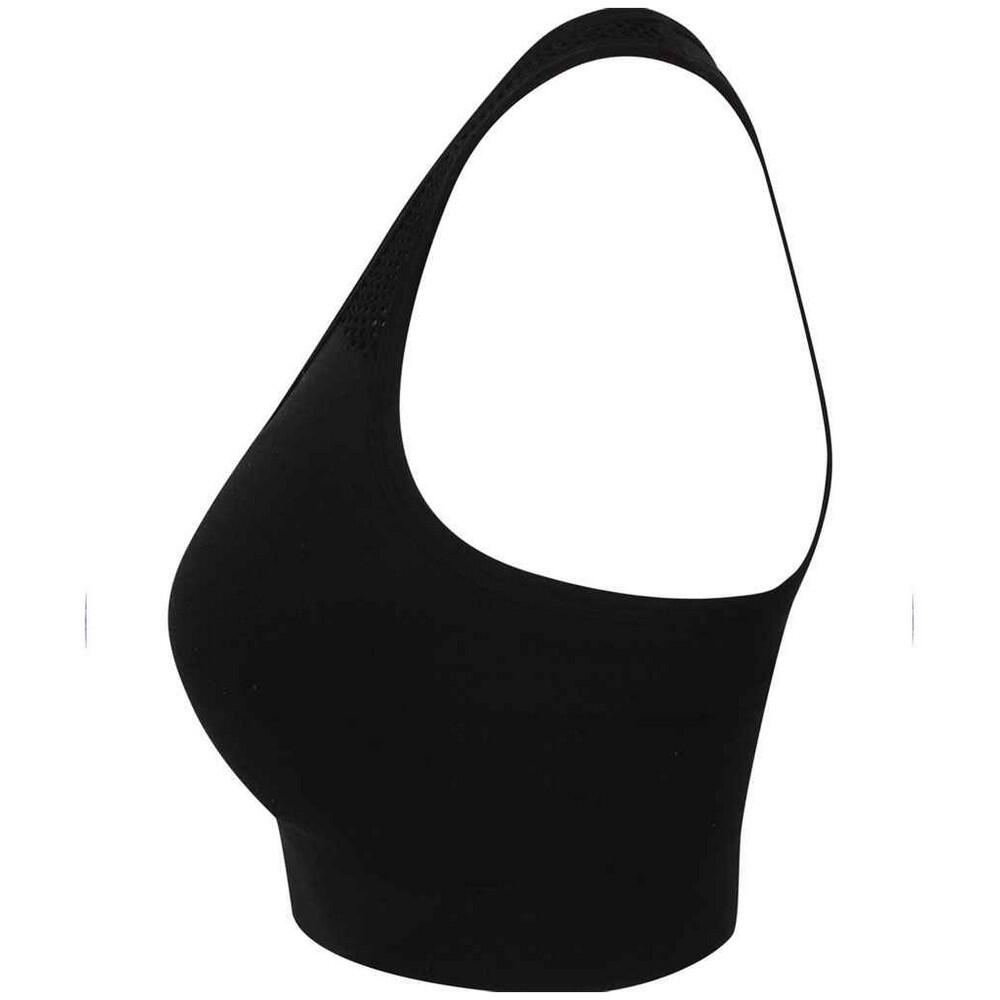 Brassière De Sport Motif/style Uni Femme (Noir) 3/3