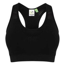 Brassière De Sport Motif/style Uni Femme (Noir)