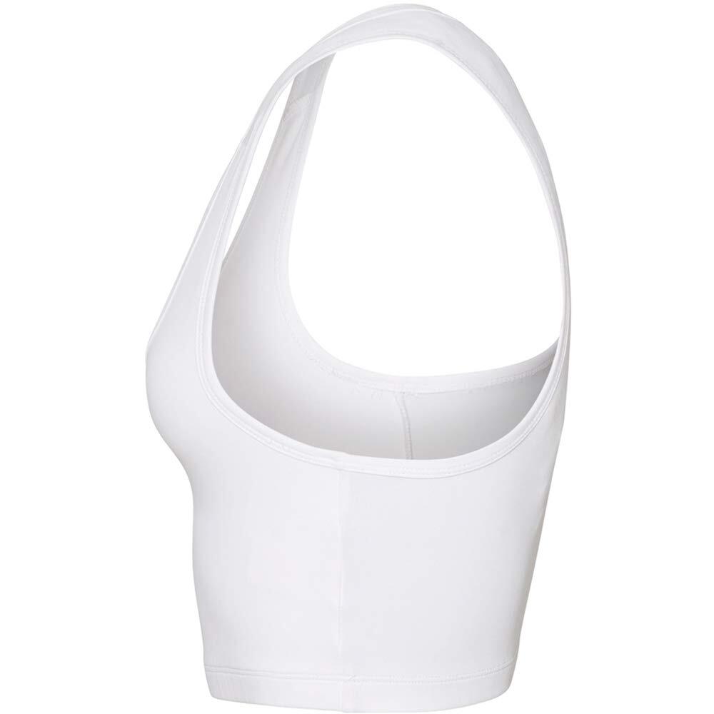 Maglietta Corta Sportiva Donna Just Cool Bianco Antico 3/3