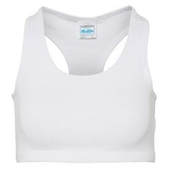 Haut Court Sports Femme (Blanc Arctique)
