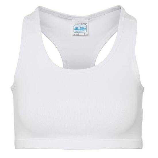 Haut Court Sports Femme (Blanc Arctique)