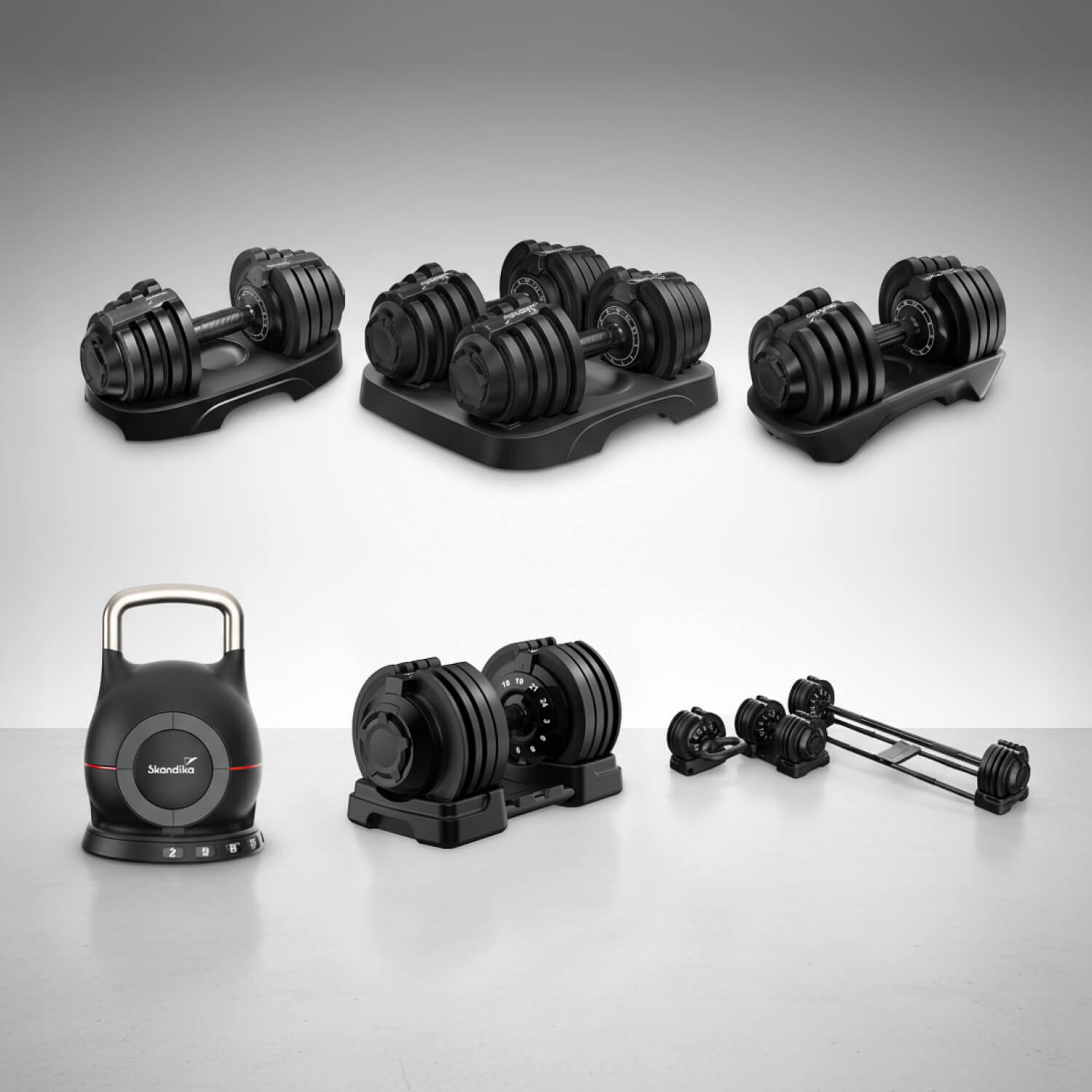 Kettlebell Paino - Kettlebell réglable sur 7 niveaux : de 2 à 20kg - Musculation 7/7