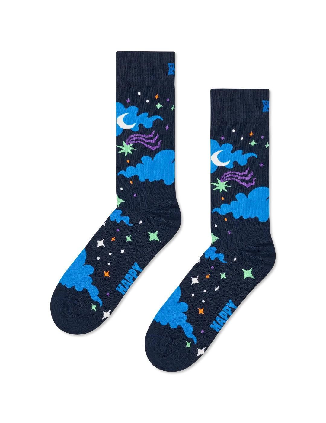 Chaussettes et chaussettes doublées pour Homme Happy socks Starry sky Noir 3/4