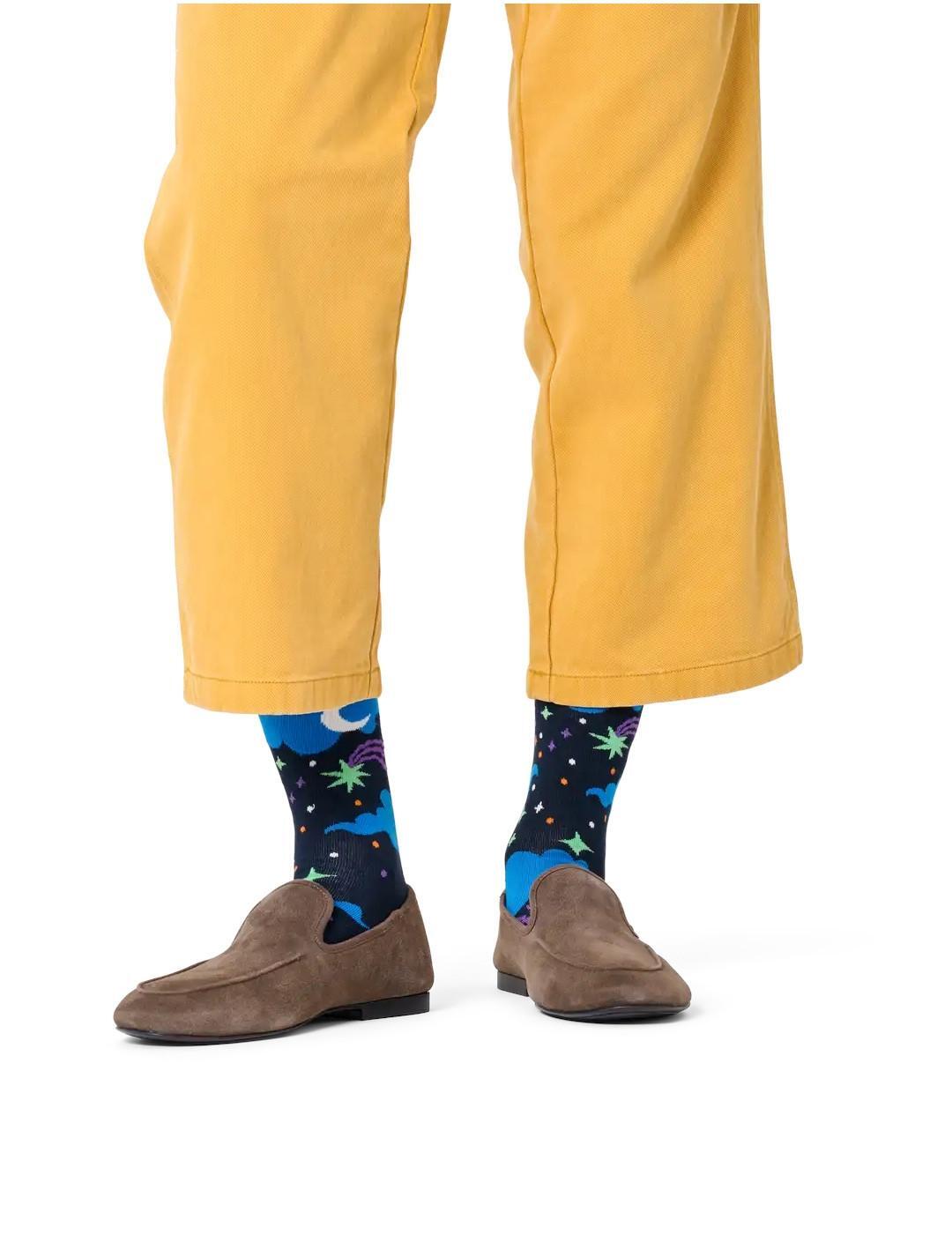 Chaussettes et chaussettes doublées pour Homme Happy socks Starry sky Noir 2/4