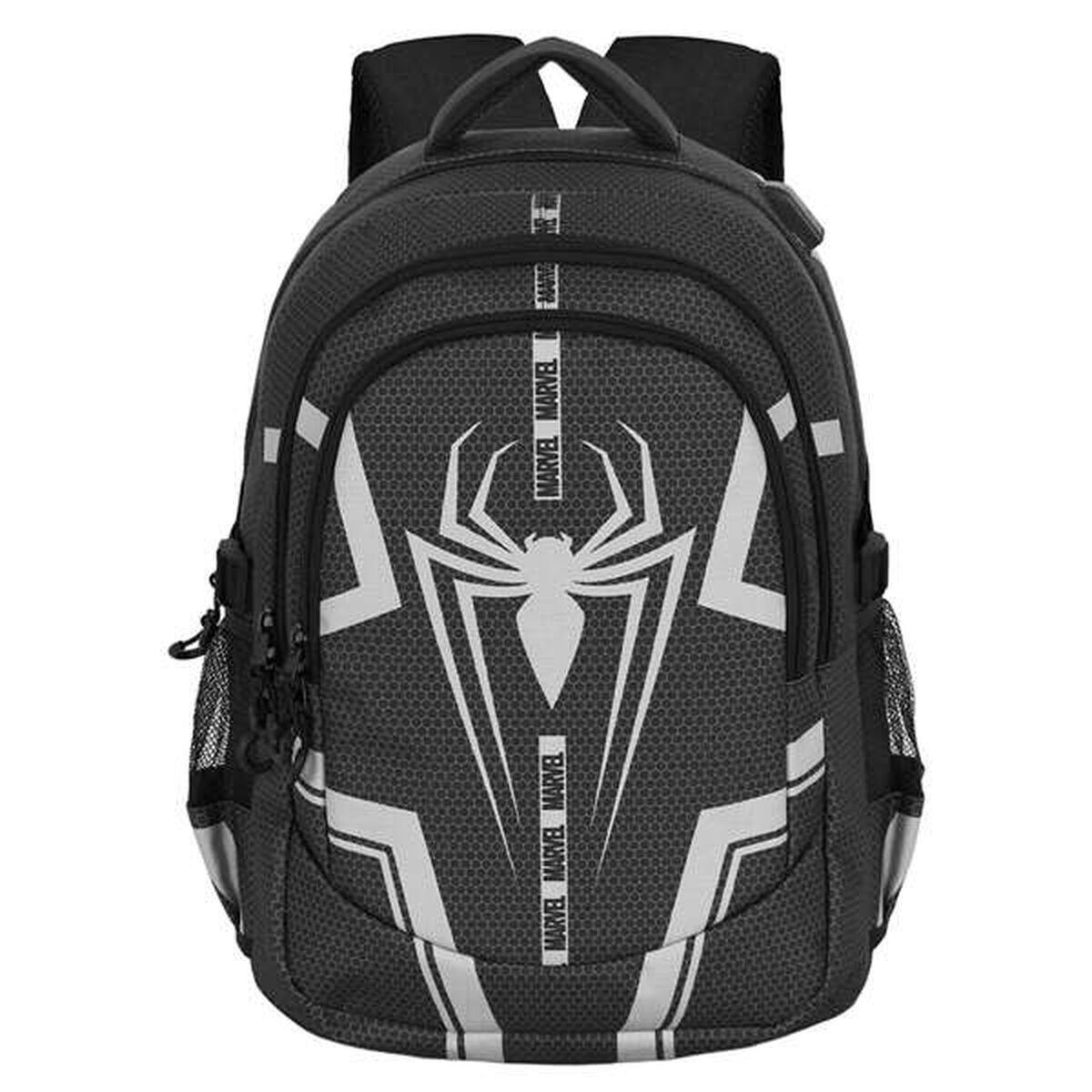 Spiderman - Cartable Spiderman Noir - Sac À Dos - Noir - Taille Unique - Decathlon