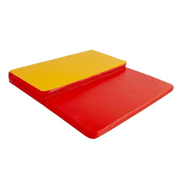 Unisex Gymnastikmatte Faltbar 3-Teilig 10cm Gamma Rot/Gelb 2/7