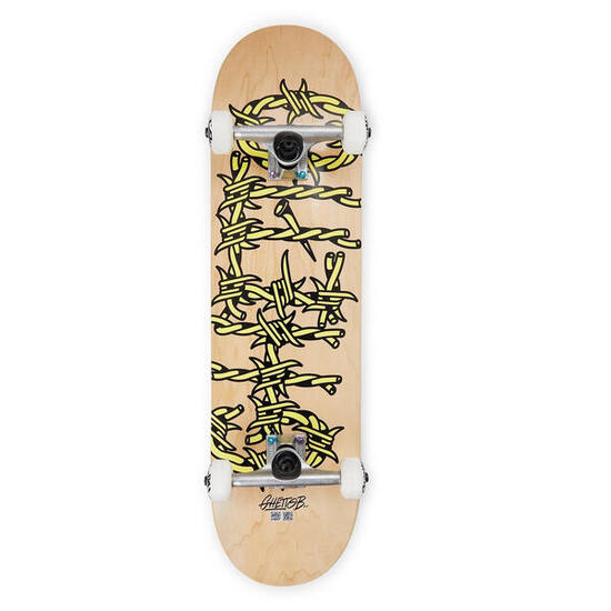 Skateboard Ghettoblaster pour commencer Barbed Wire Naturel 8.375