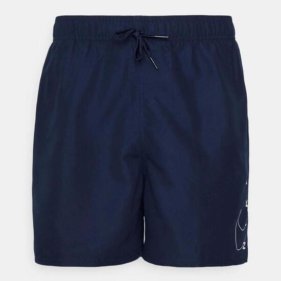 Nike Herren Badehose Swoosh Break 5" Volley Midnight Navy