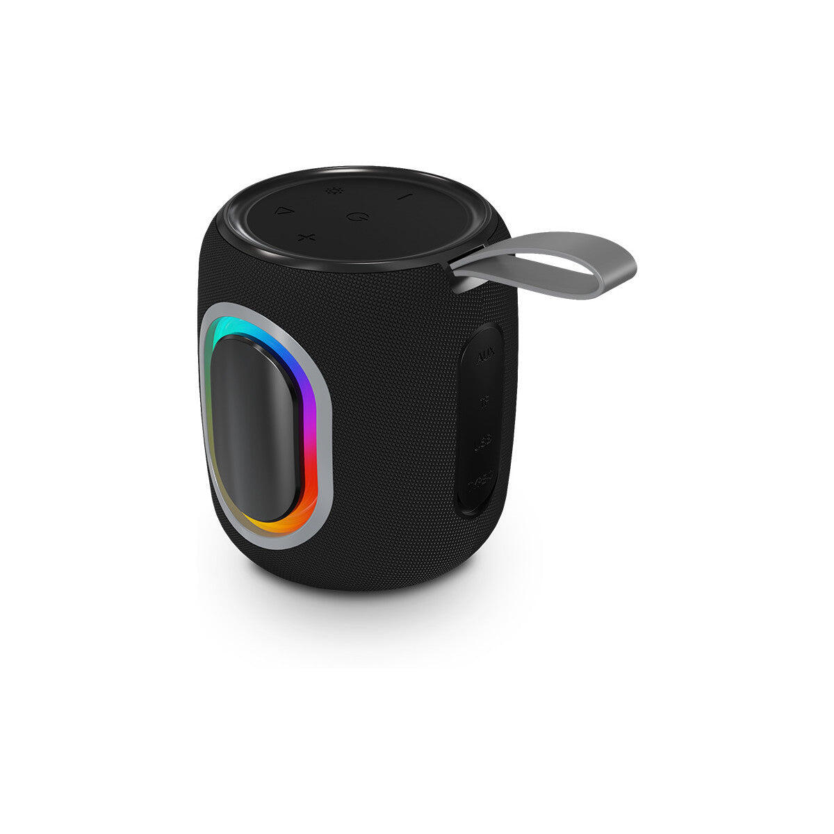 SPC Orbital Spark – Altifalante Bluetooth 15W, bateria 24h, luzes LED, IPX6 2/6