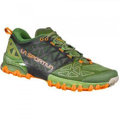 La Sportiva Bushido II Trail-Schuh Kale Tiger 46,5 Sohle FriXion Red STB System