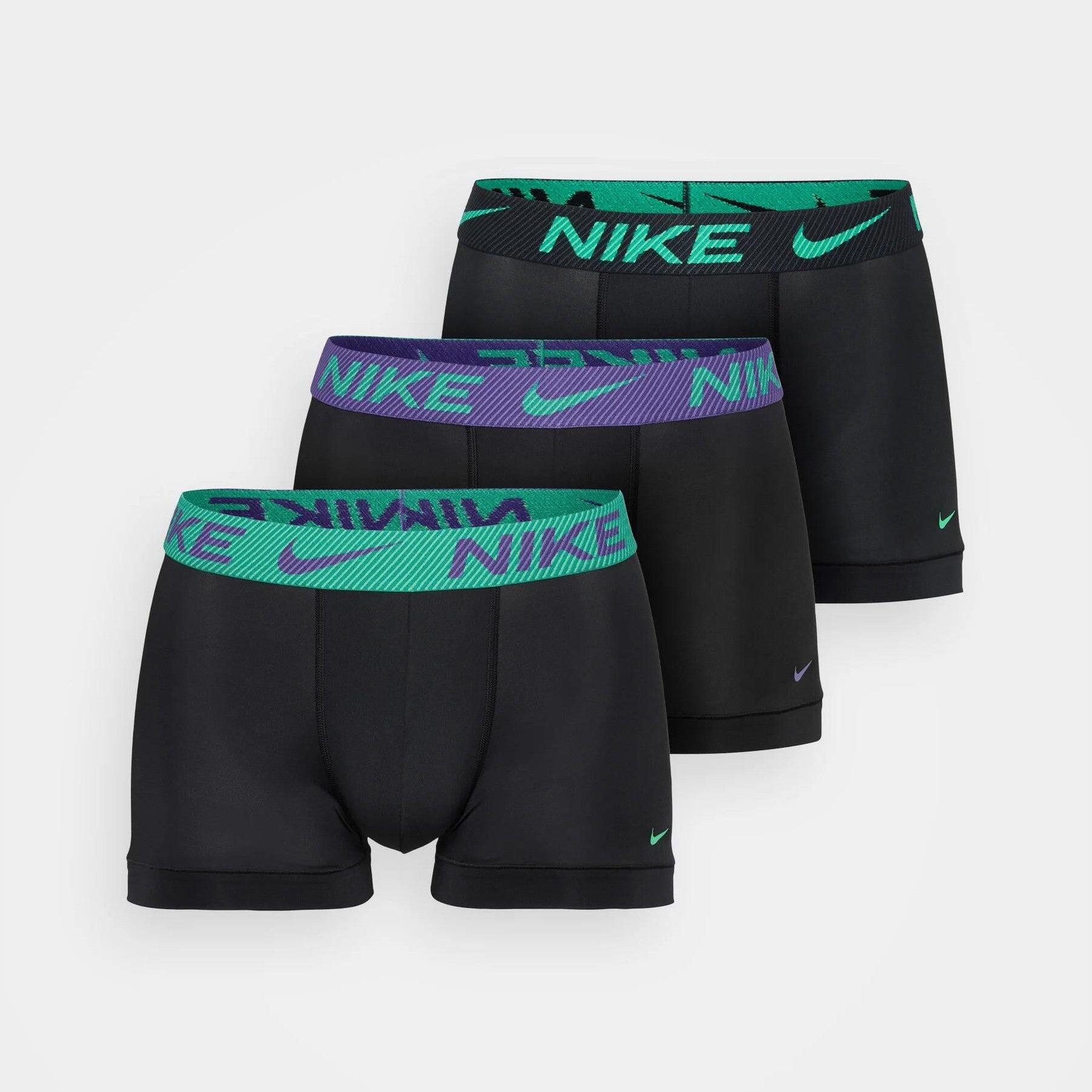 Boxer Nike Essential Micro 3pk negro verde morado 2/7