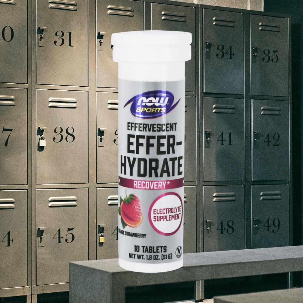 Now Foods Effer-Hydrate (10 serv) Orange Strawberry - Intra e post allenamento 2/4