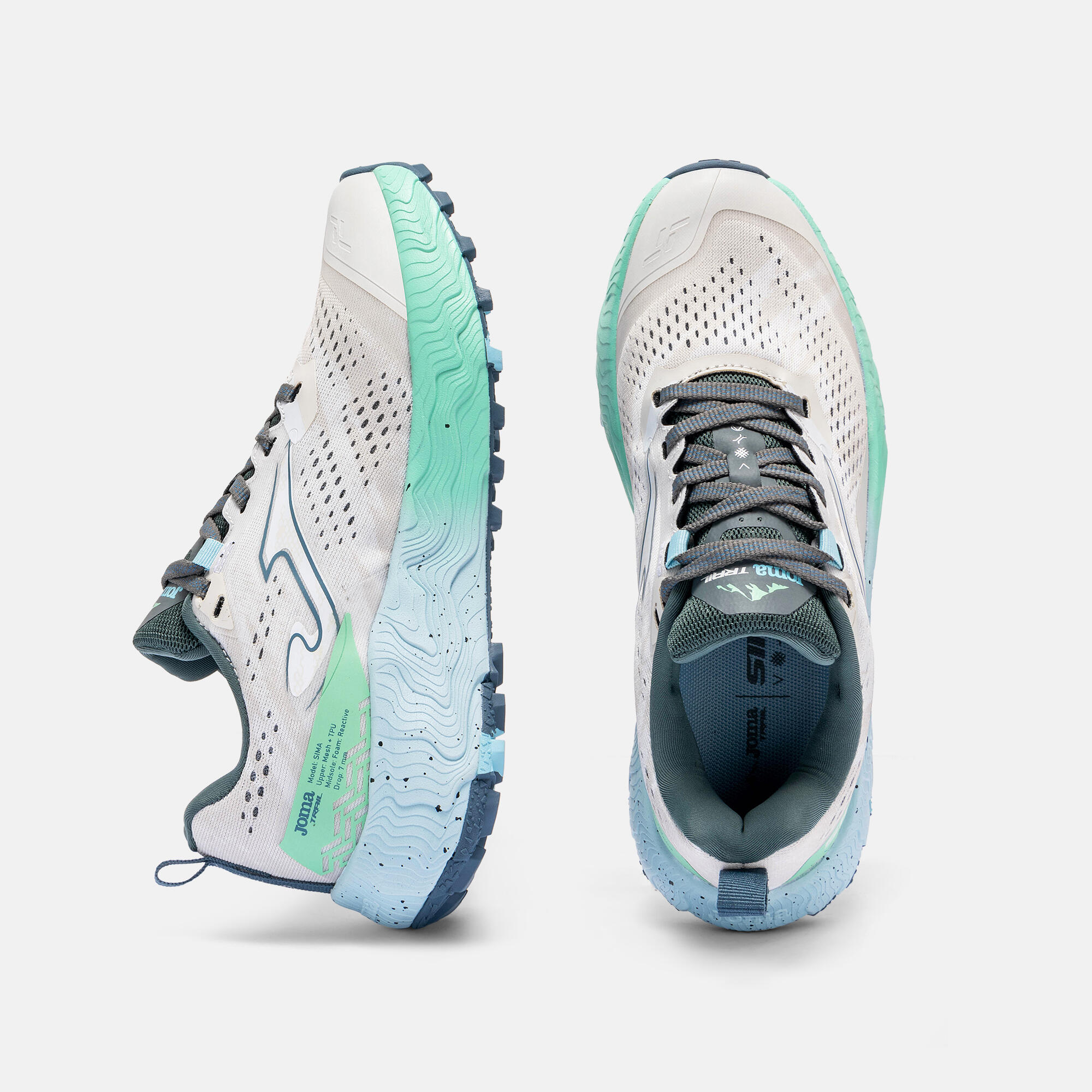 Sapatilhas Trail Mulher Joma Sima Lady 26 Branco 4/7