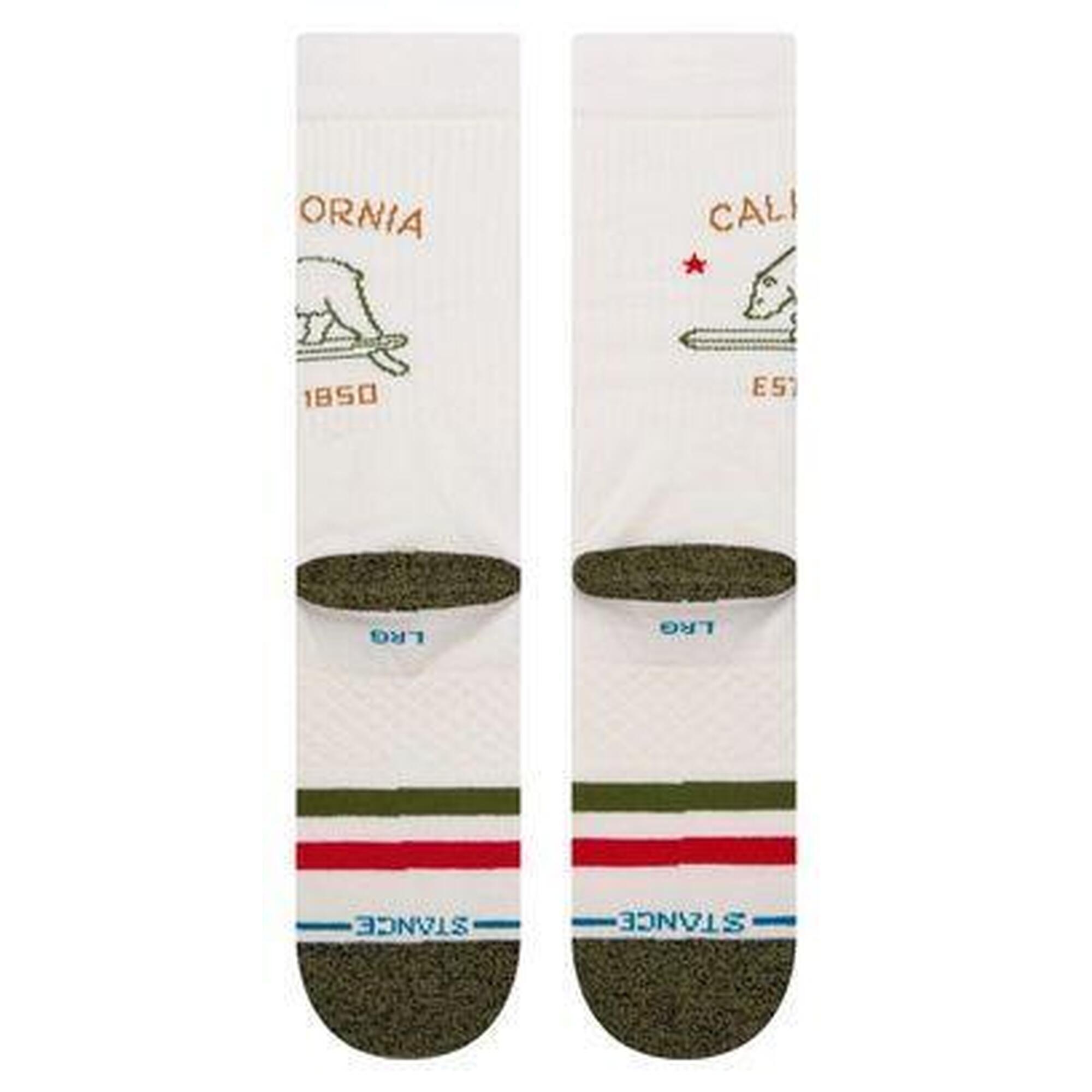 Șosete Stance California Republic White