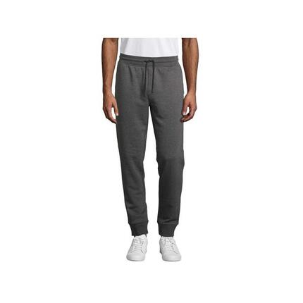 Unisex Jumbo Fleece Joggingbroek voor volwassenen (Houtskoolmelange)