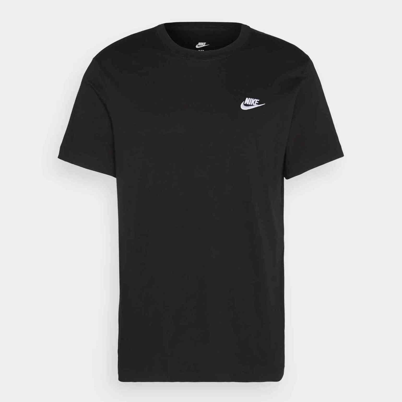 T-shirt à manches courtes pour homme Nike Sportwear club Noir 6/7