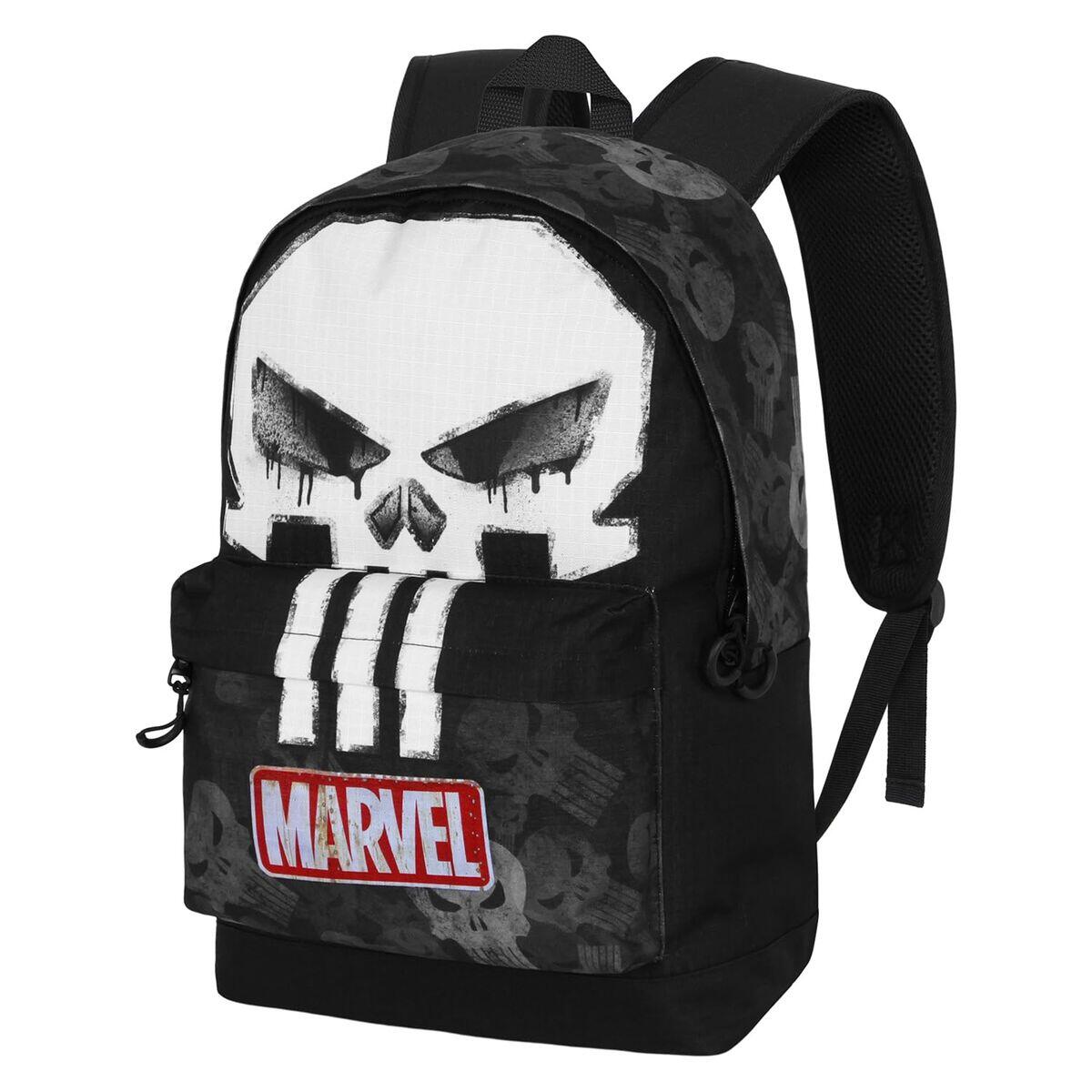 Mochila Escolar MARVEL  Punisher Skull Preto 2/5