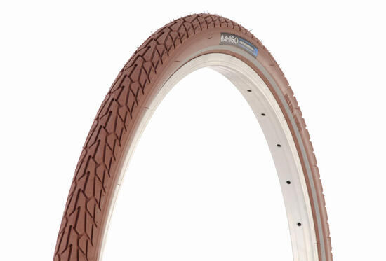 Fusion Pneu extérieur 1 mm Anti-crevaison 28 x 1,60 (42-622) Marron