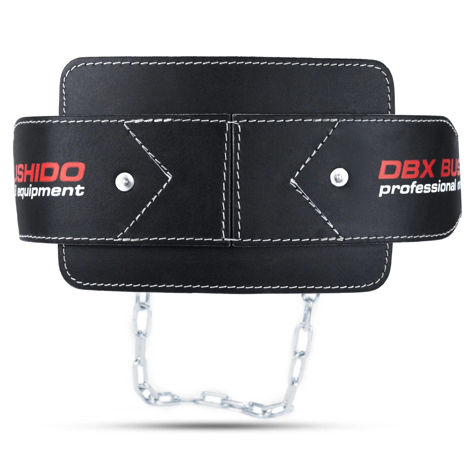 Pas obciążeniowy dip belt ze skóry naturalnej DBX Bushido 5/7