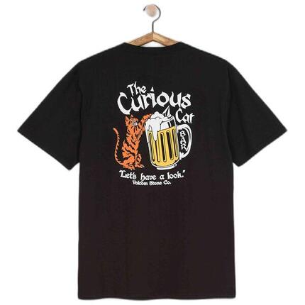 Koszulka Volcom Ciekawski Kot czarna