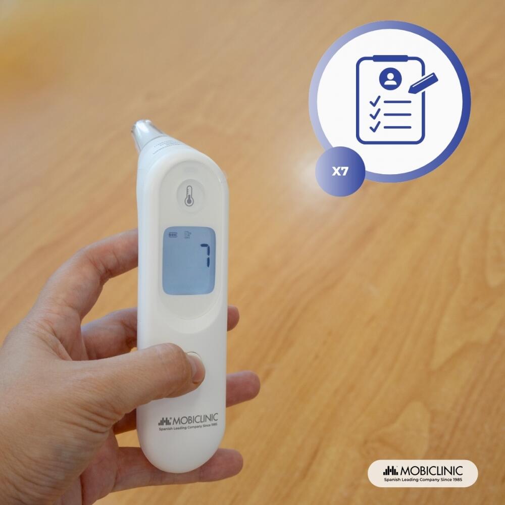 Ohrthermometer Speicher Fieberalarm Automatische Abschaltung 6/7