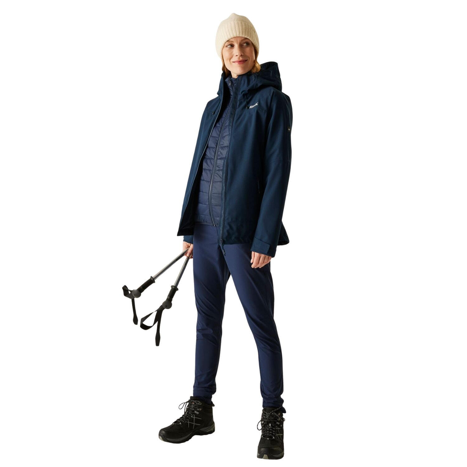 Chaqueta de senderismo Regatta Wentwood 3 en 1 para mujer con membrana 15K 2/7