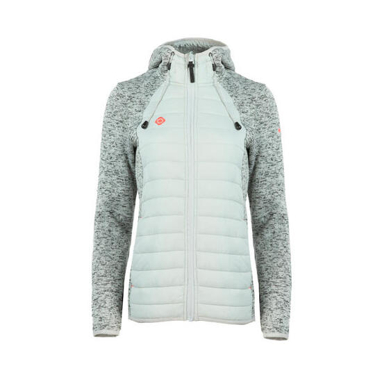 Izas NOYA W Veste en tricot polaire avec panneaux thermiques - coupe - vent