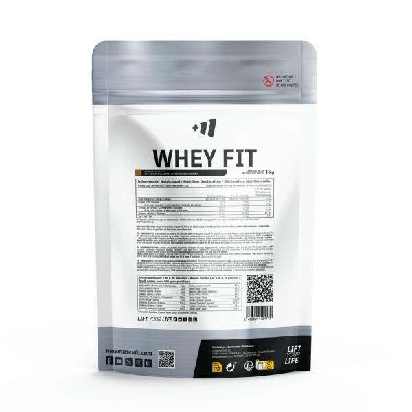 Whey FIT - 1 kg koffie en karamel Masmusculo 3/5