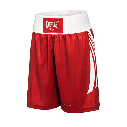 Everlast Shorts de Boxe Amateur | Rouge | XL