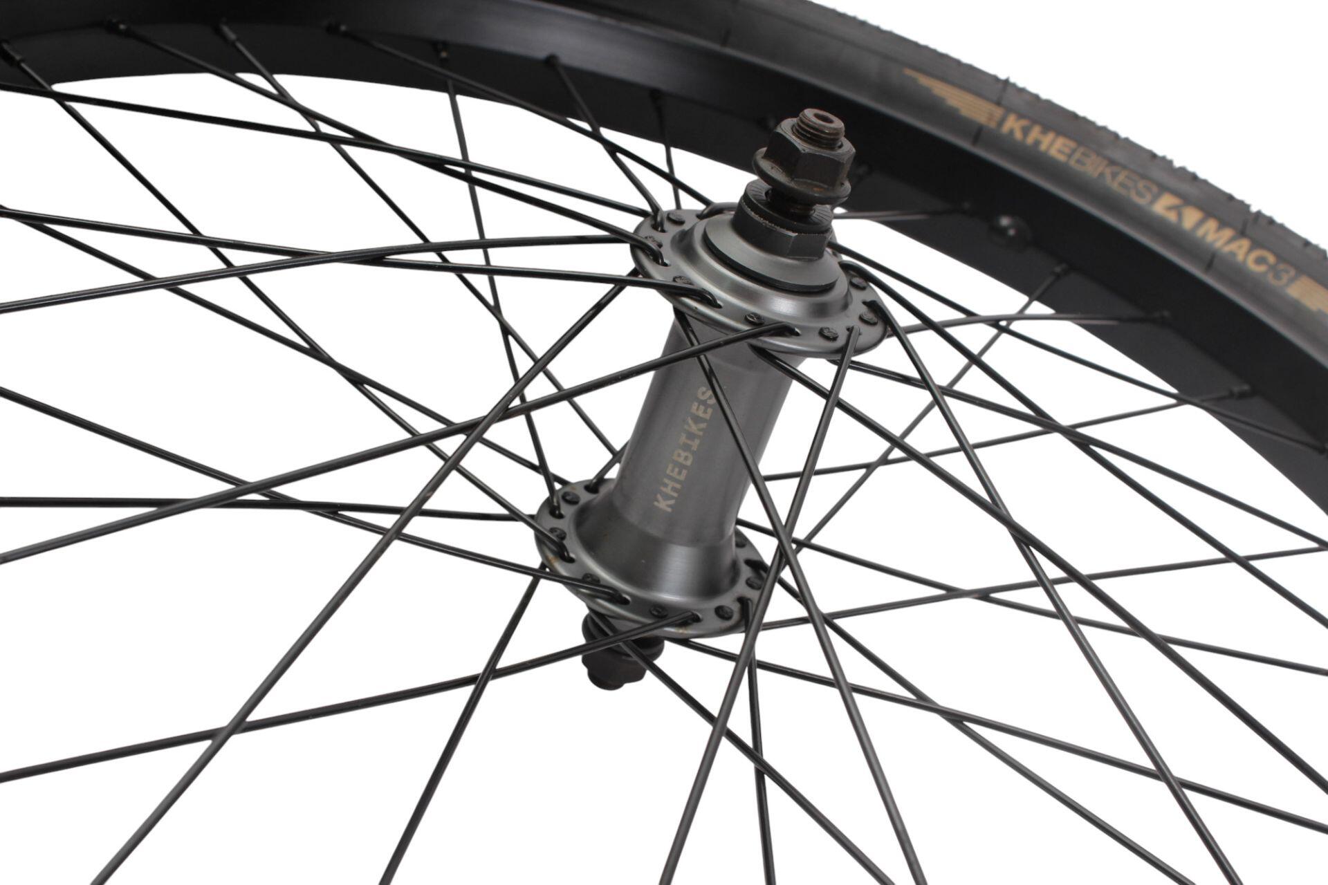 BMX jeu de roues incl. pneus KHE MAC3 20 pouces 14 mm / 10 mm A/R 3/7