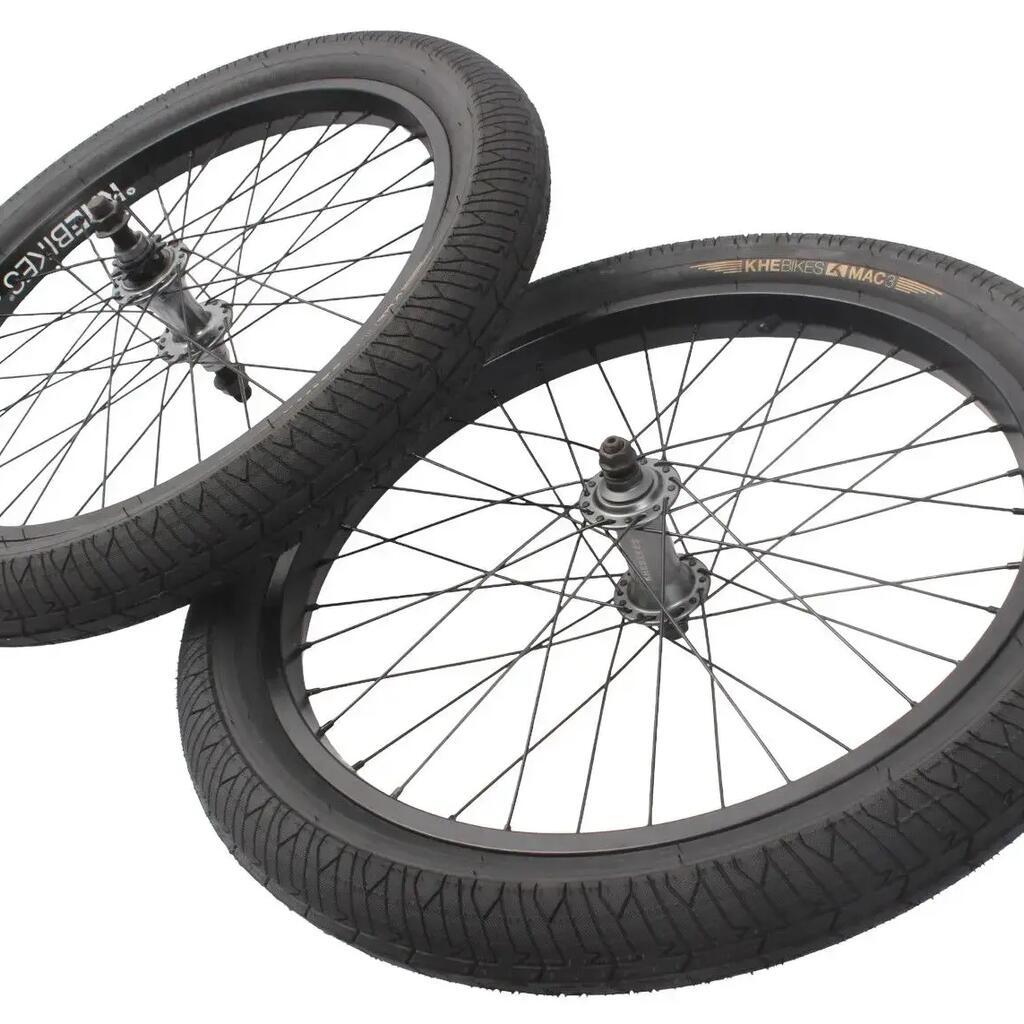 KHE MAC3 20-inch 14mm / 10mm BMX wheel set (front and rear)