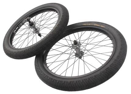 BMX jeu de roues incl. pneus KHE MAC3 20 pouces 14 mm / 10 mm A/R