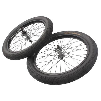 BMX zestaw kół incl. opona KHE MAC3 20 cali 14 mm / 10 mm P/T