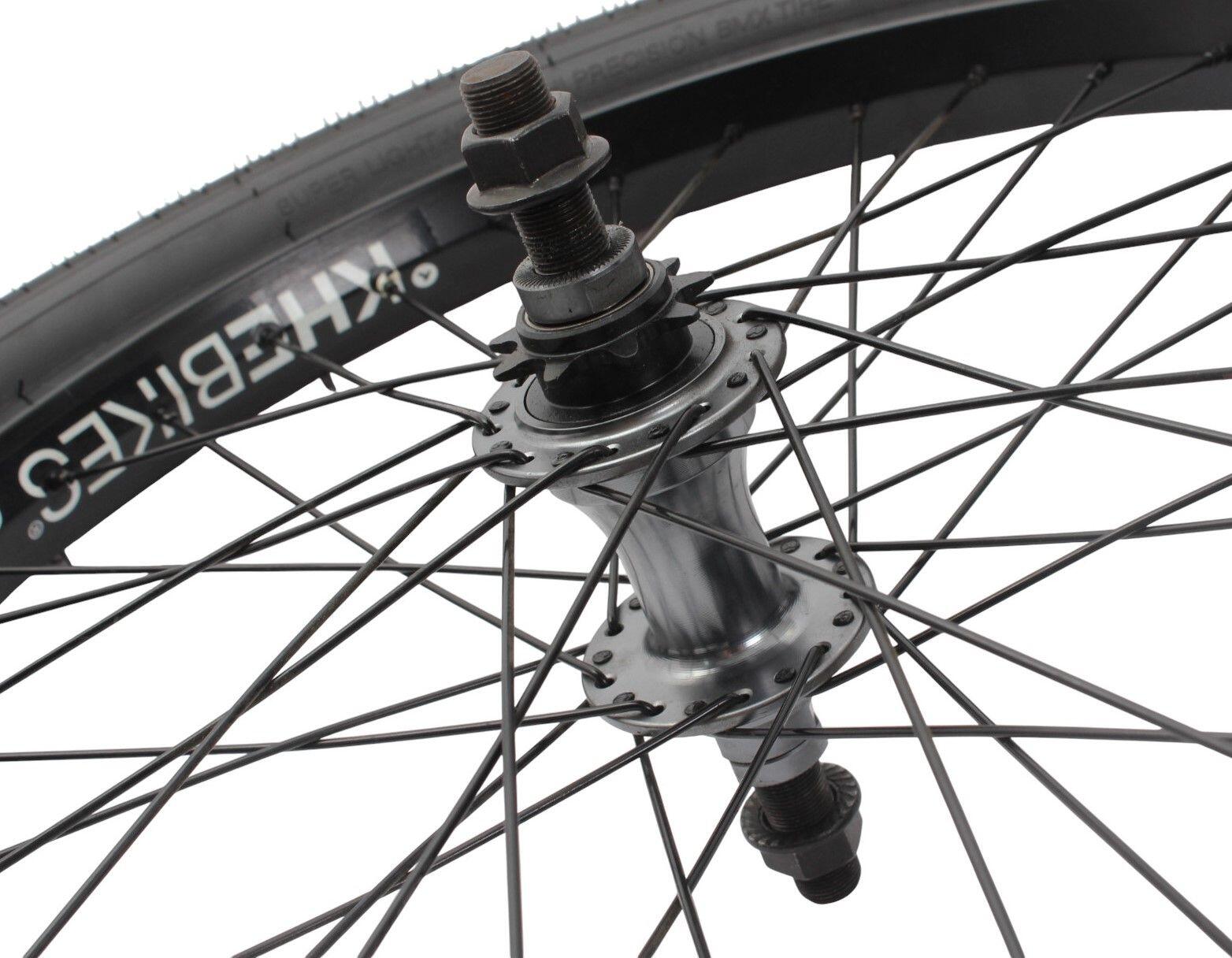 BMX jeu de roues incl. pneus KHE MAC3 20 pouces 14 mm / 10 mm A/R 4/7