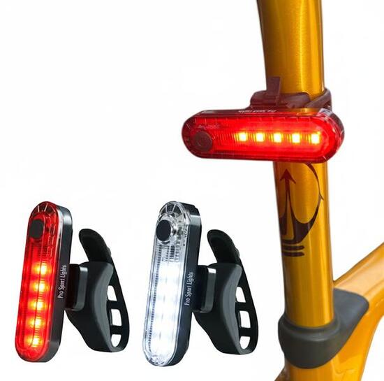Luce anteriore e posteriore per bicicletta Set di illuminazione da 50 lumen