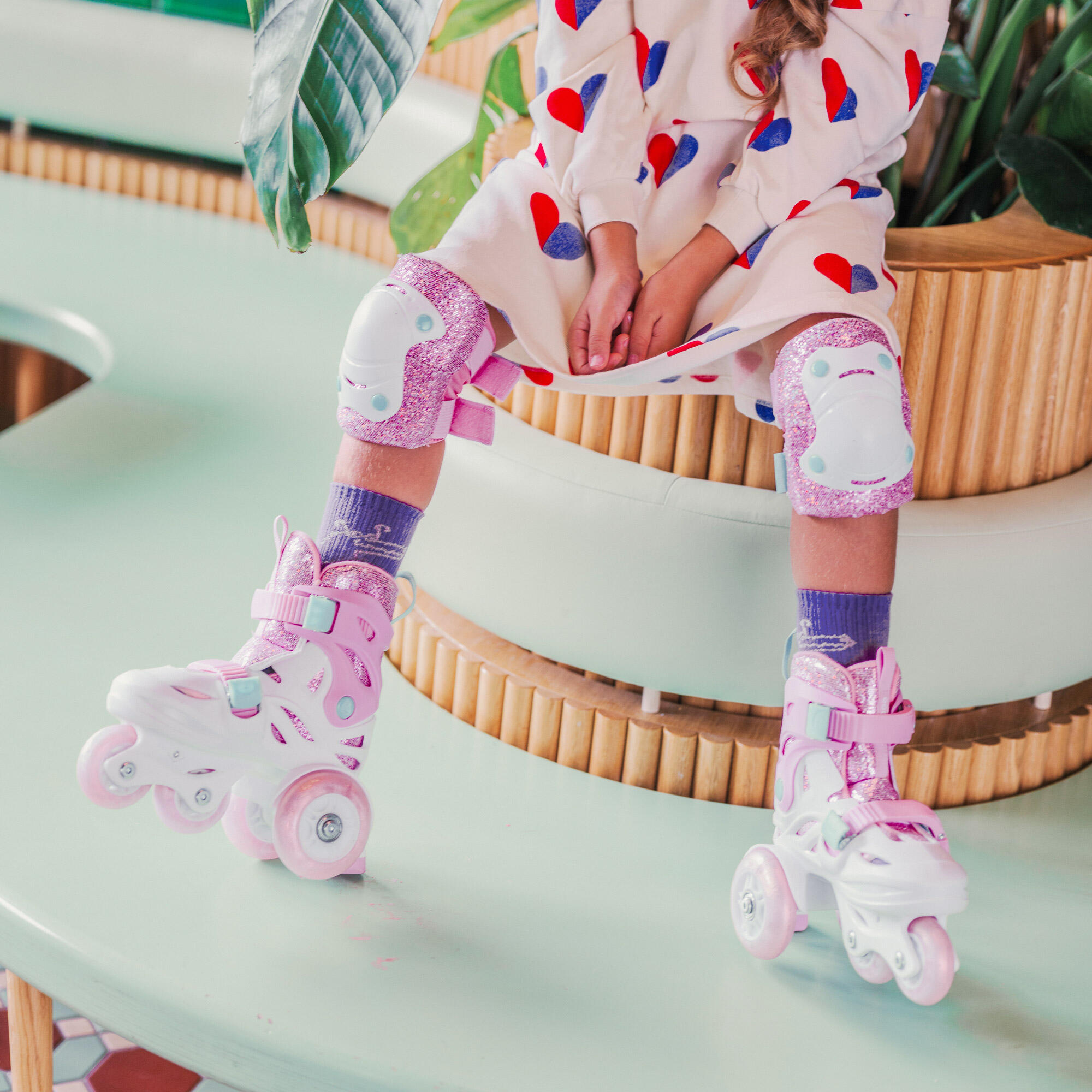 Rollers réglables pour enfants Cariboo Ballerina 3/8