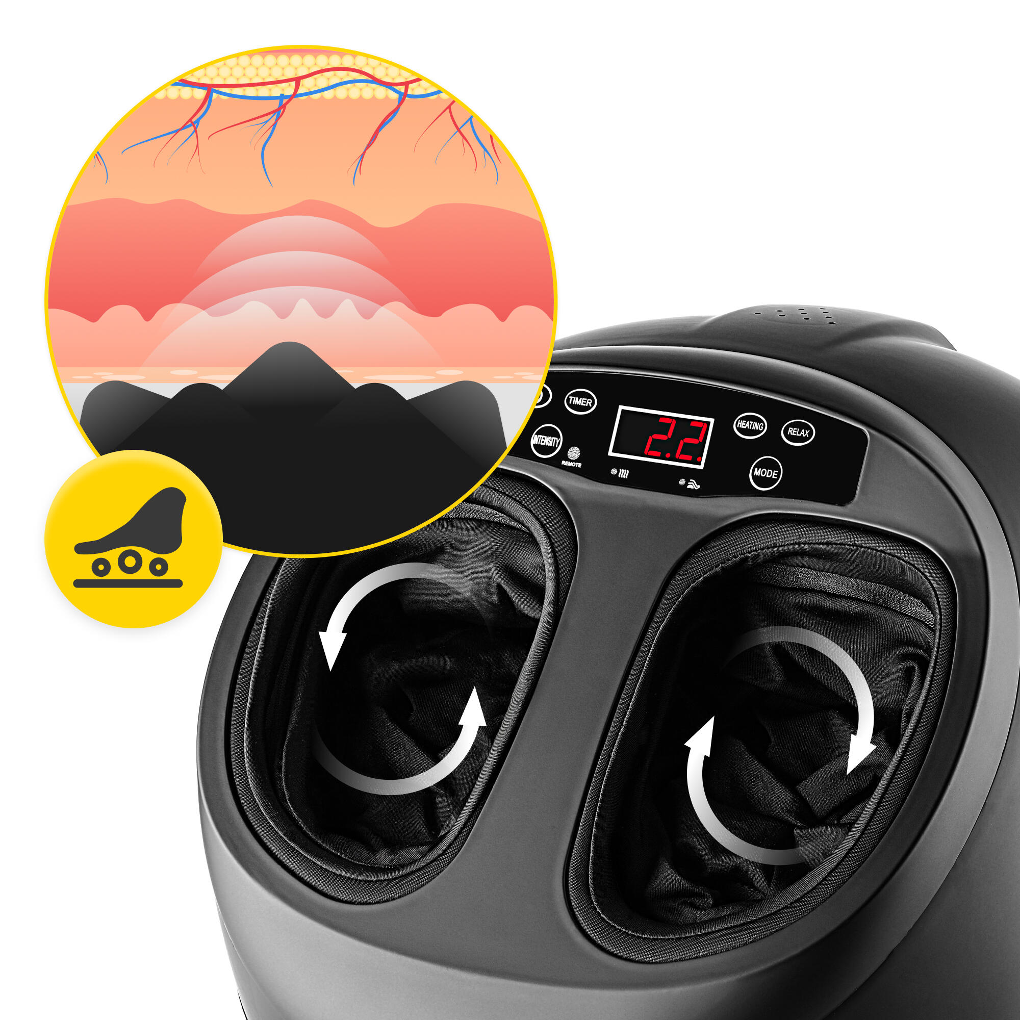 Elektrický masážní přístroj na nohy 4FIZJO PREMIUM 6/7