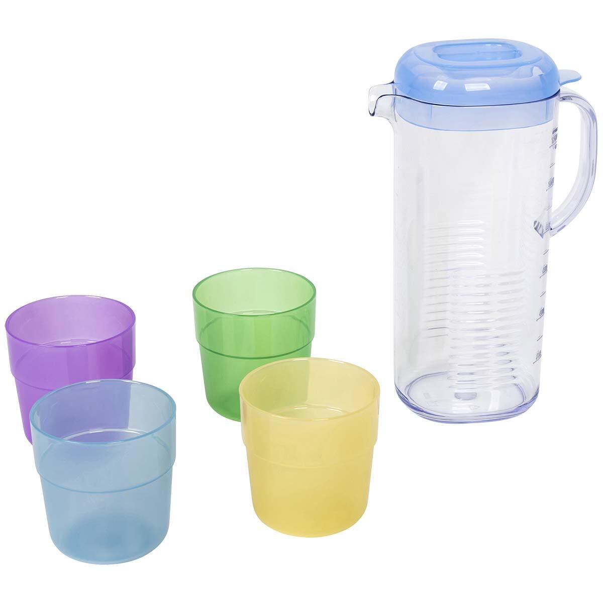 Limonade kan - Met 4 glazen 6/6