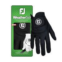 Gant de golf Footjoy Weathersof pour hommes gauchers, noir
