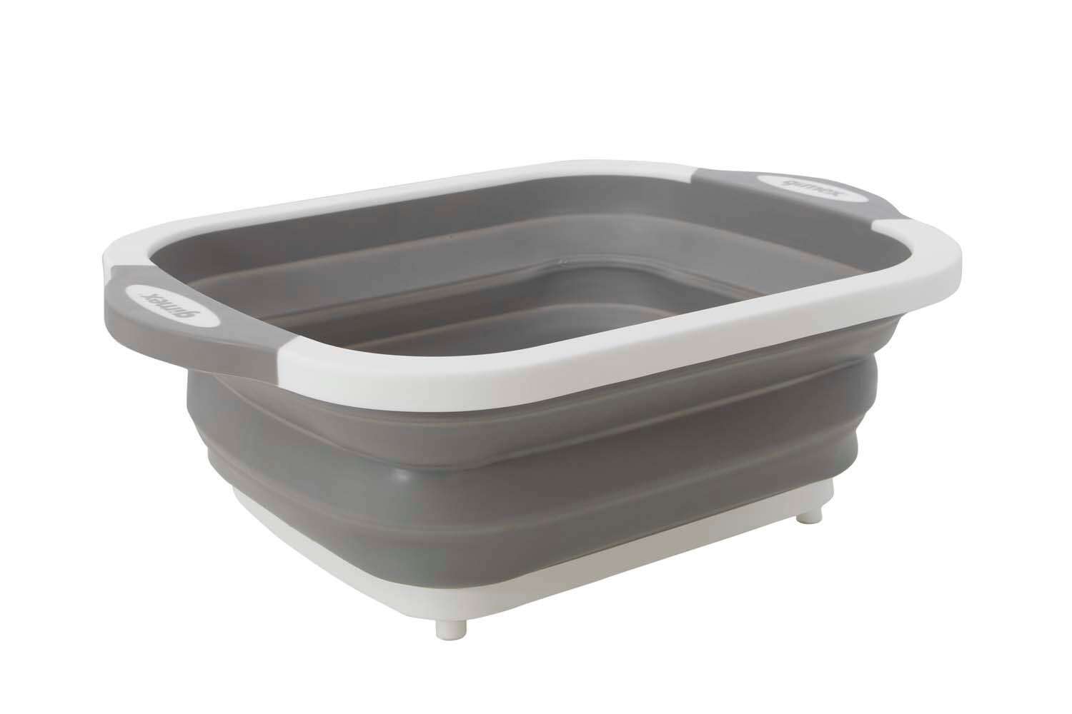 Tabla para cortar - Plegable - Gris/Blanco 3/4