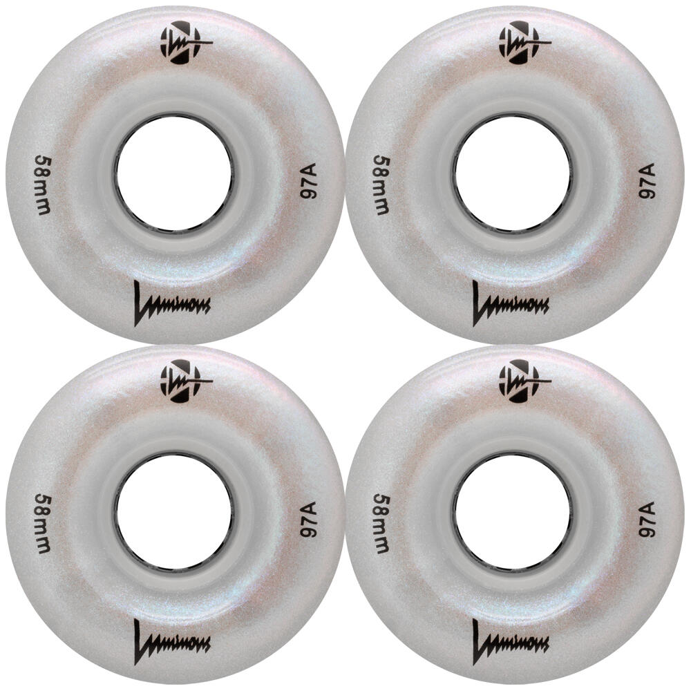 LUMINOUS Roue QUAD 97A White pearl [x4] 1/6