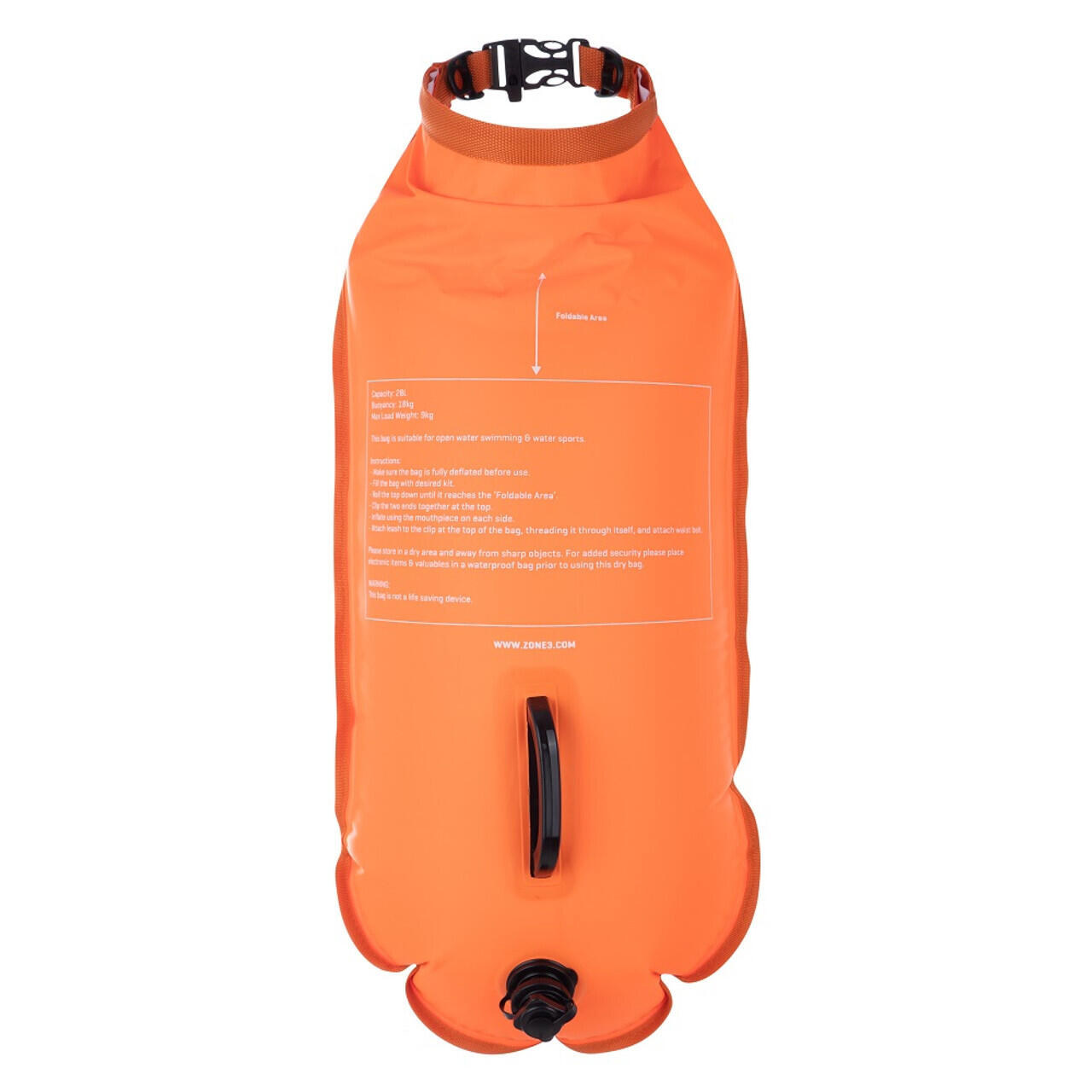 Bouée natation Zone3 Recycled 2 Led Light Swim safety Buyo 4/5