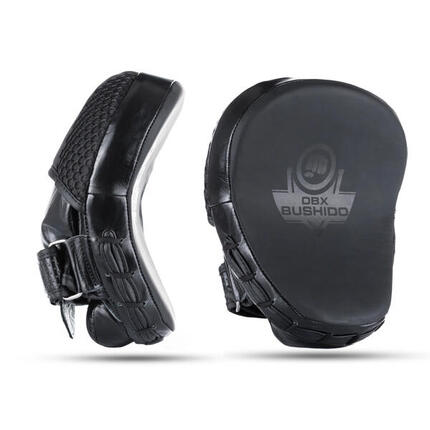 Mini Łapy trenera ze skóry naturalnej Black Leather DBX Bushido