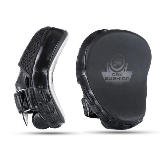 Mini Łapy trenera ze skóry naturalnej Black Leather DBX Bushido